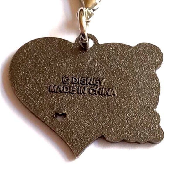 Vintage Disney Minnie Mouse Clip On Charm Bracelet Zipper Pull Valentines Gift - Picture 3 of 13